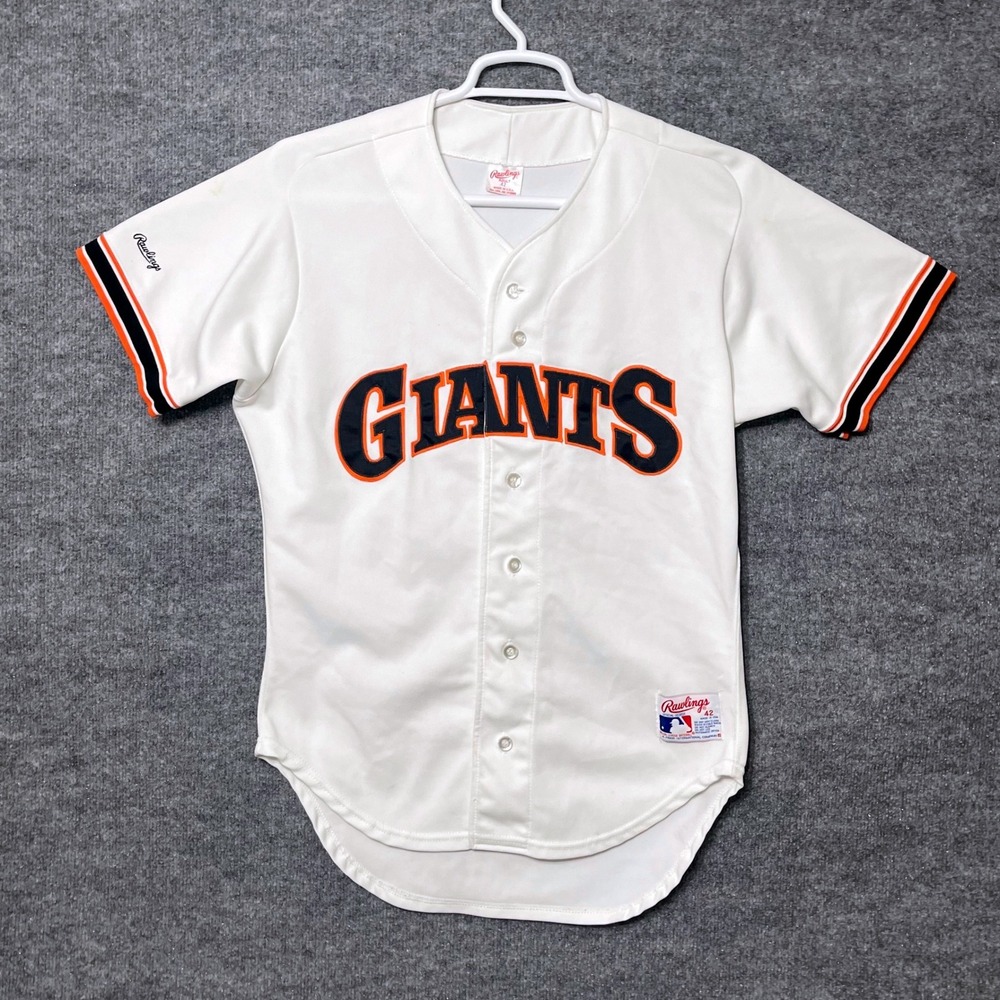 Vintage Rawlings San Francisco Giants MLB Jersey Mens 42 White 90s Made in USA